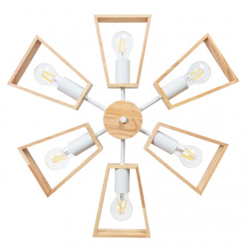 Потолочная люстра ARTE LAMP BRUSSELS A8030PL-6WH