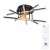 Потолочная люстра ARTE LAMP FERNANDO A2199PL-5BK Потолочная люстра ARTE LAMP FERNANDO A2199PL-5BK