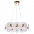 Подвесная люстра ARTE LAMP CHERISH A2097LM-90GO Подвесная люстра ARTE LAMP CHERISH A2097LM-90GO