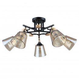 Потолочная люстра ARTE LAMP GLASSY A5078PL-5BK