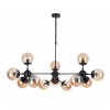 Люстра на штанге ARTE LAMP BOLLA A1664SP-12BK