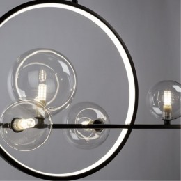Люстра на штанге ARTE LAMP SATURN A7791SP-59BK