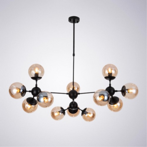 Люстра на штанге ARTE LAMP BOLLA A1664SP-12BK