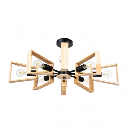 Люстра на штанге ARTE LAMP BRUSSELS A8030PL-8BK