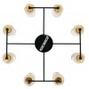 Потолочная люстра ARTE LAMP LEO A7027PL-8BK