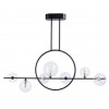 Люстра на штанге ARTE LAMP SATURN A7791SP-59BK
