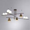 Люстра на штанге ARTE LAMP JACOB A7029PL-9BK
