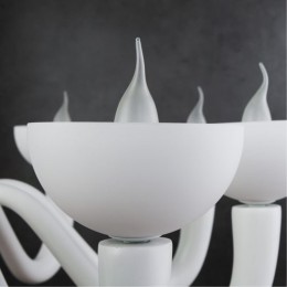 Подвесная люстра Divinare BIANCA-NERO 7091/01 LM-8