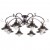 Потолочная люстра ARTE LAMP GRAZIOSO A4577PL-8CK Потолочная люстра ARTE LAMP GRAZIOSO A4577PL-8CK