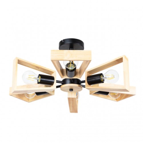 Потолочная люстра ARTE LAMP BRUSSELS A8030PL-6BK