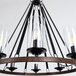 Подвесная люстра ARTE LAMP DALIM A7014SP-8BK