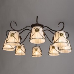 Потолочная люстра ARTE LAMP FORTUNA A5495PL-8BR