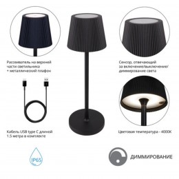 ARTE LAMP FUYUE A1616LT-1BK