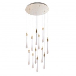 Каскадная люстра ARTE LAMP RAINDROP A1803LM-36PB