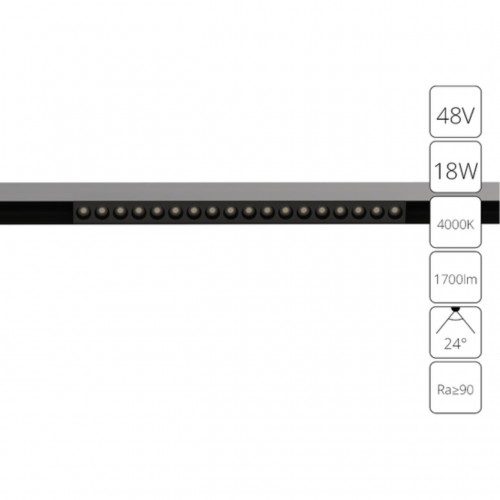 ARTE LAMP LINEA A4665PL-1BK
