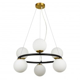 Подвесная люстра ARTE LAMP ALCOR A2224SP-6BK