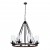 Подвесная люстра ARTE LAMP DALIM A7014SP-8BK Подвесная люстра ARTE LAMP DALIM A7014SP-8BK