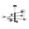 Люстра на штанге ARTE LAMP SEGIN A3566PL-8BK