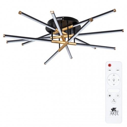 Потолочная люстра ARTE LAMP FERNANDO A2199PL-6BK