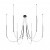 Подвесная люстра ARTE LAMP KLIMT A2850SP-42BK Подвесная люстра ARTE LAMP KLIMT A2850SP-42BK