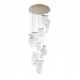 Каскадная люстра ARTE LAMP GRAPPOLO A2283SP-14GO