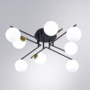 Потолочная люстра ARTE LAMP GEMINI A2243PL-8BK
