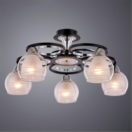 Потолочная люстра ARTE LAMP GINEVRA A1604PL-5BK