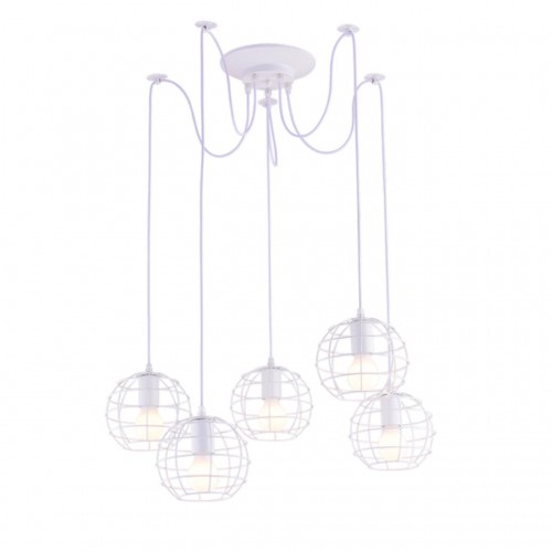 Подвесная люстра ARTE LAMP SPIDER A1110SP-5WH
