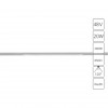 ARTE LAMP OPTIMA A7264PL-1WH