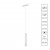 ARTE LAMP RAPID A6159PL-1WH