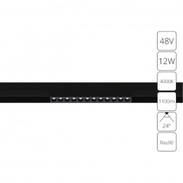 ARTE LAMP LINEA A4664PL-1BK