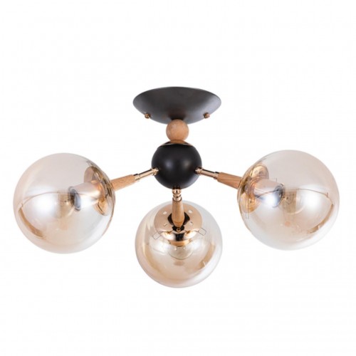 Потолочная люстра ARTE LAMP BOSTON A4485PL-3BK