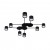 Потолочная люстра ARTE LAMP LEGACY A8024PL-8BK Потолочная люстра ARTE LAMP LEGACY A8024PL-8BK