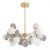 Люстра на штанге ARTE LAMP PEACOCK A1369SP-10GY Люстра на штанге ARTE LAMP PEACOCK A1369SP-10GY