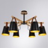 Потолочная люстра ARTE LAMP THOMAS A7032PL-6BK
