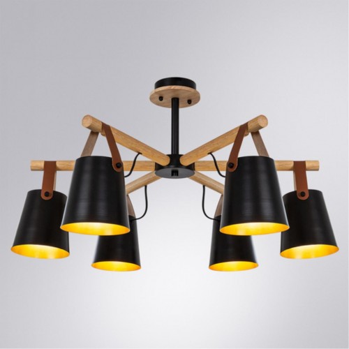 Потолочная люстра ARTE LAMP THOMAS A7032PL-6BK