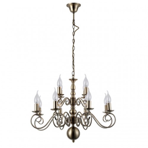 Подвесная люстра ARTE LAMP ISABEL A1129LM-12AB