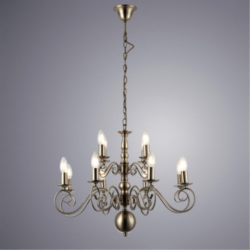 Подвесная люстра ARTE LAMP ISABEL A1129LM-12AB