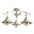 Потолочная люстра ARTE LAMP GRAZIOSO A4577PL-3WG Потолочная люстра ARTE LAMP GRAZIOSO A4577PL-3WG