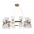Подвесная люстра Divinare ALESSANDRO 7205/17 LM-24 Подвесная люстра Divinare ALESSANDRO 7205/17 LM-24