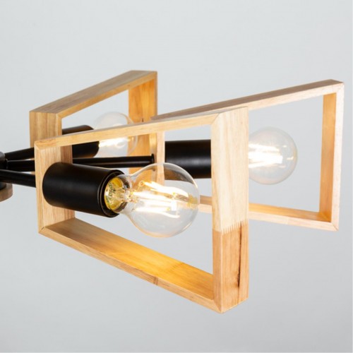Люстра на штанге ARTE LAMP BRUSSELS A8030PL-8BK