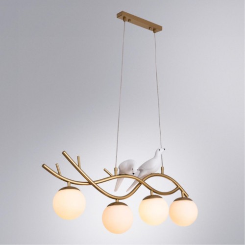Подвесная люстра ARTE LAMP ELTANIN A3422SP-4GO