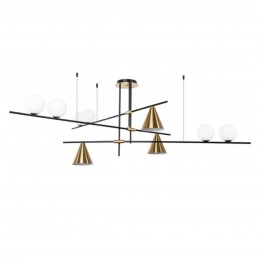 Люстра на штанге ARTE LAMP JACOB A7029PL-9BK