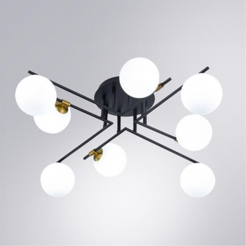 Потолочная люстра ARTE LAMP GEMINI A2243PL-8BK