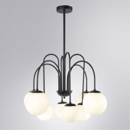 Люстра на штанге ARTE LAMP MEBSUTA A1675LM-8BK