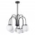 Люстра на штанге ARTE LAMP MEBSUTA A1675LM-8BK