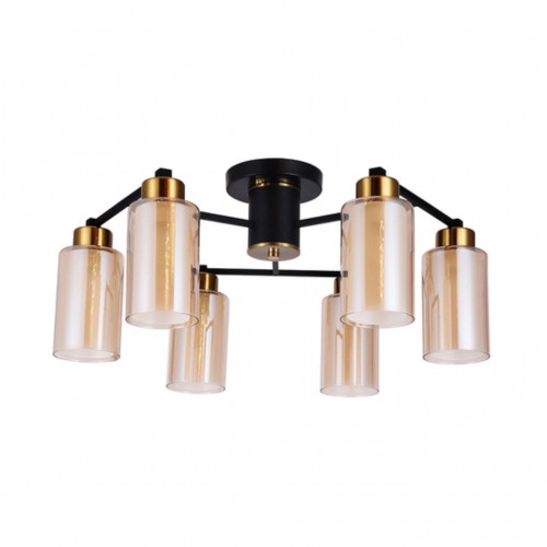 Потолочная люстра ARTE LAMP LEO A7027PL-6BK