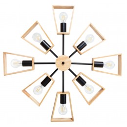 Люстра на штанге ARTE LAMP BRUSSELS A8030PL-8BK