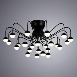 Потолочная люстра ARTE LAMP DEXTER A3619PL-24BK