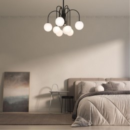 Люстра на штанге ARTE LAMP MEBSUTA A1675LM-8BK